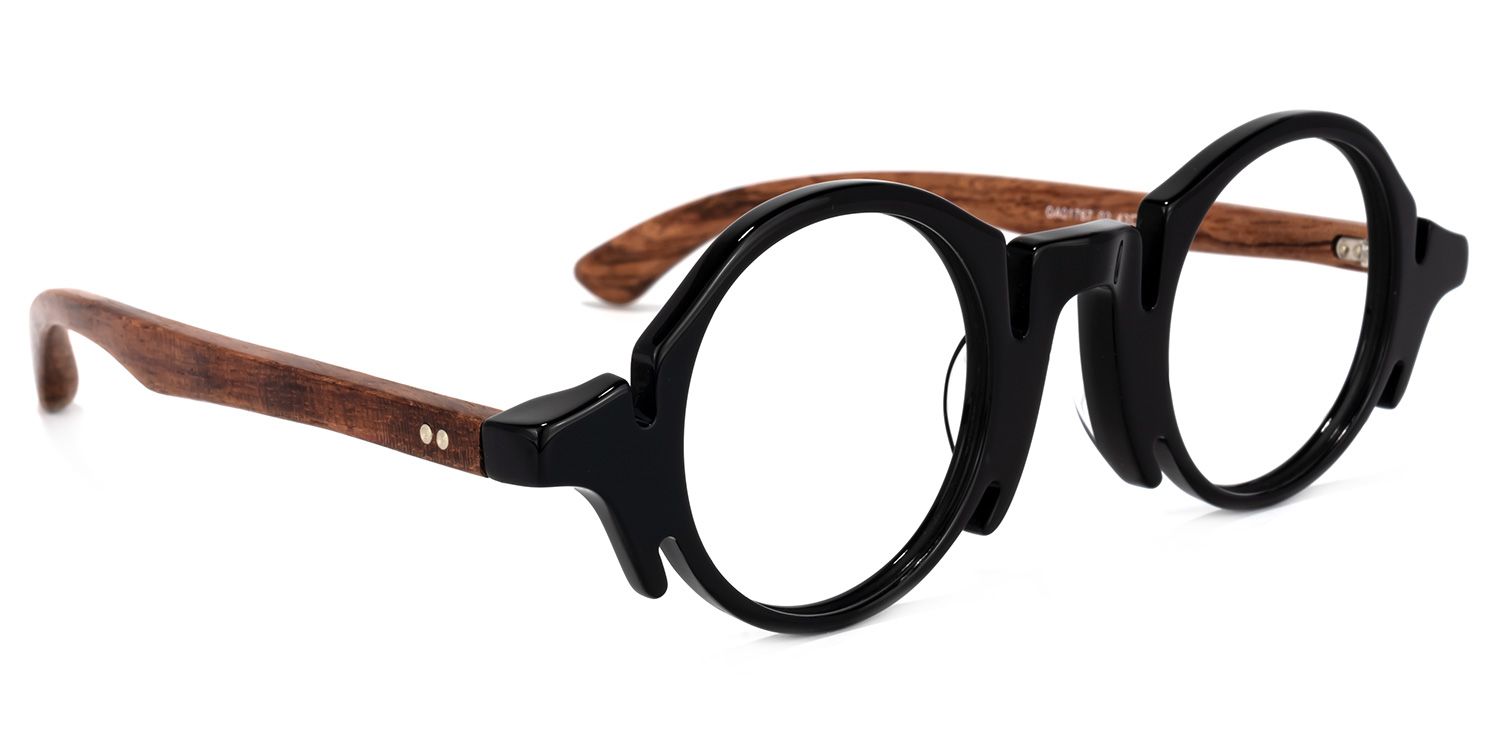 Round Black Glasses | Zeelool Glasses2