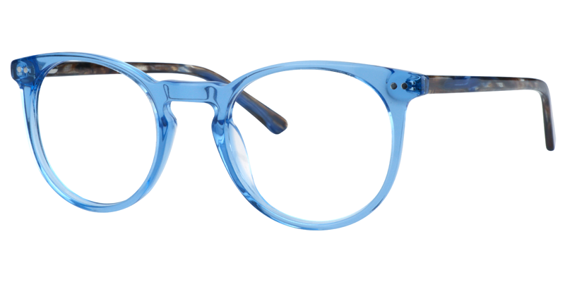 Round Blue Glasses | Zeelool Eyeglasses2