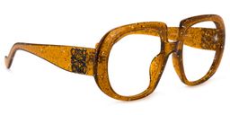 Mackenzie Geometric Earthy-Yellow Glasses2