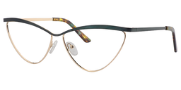 Hedy Cateye Dark Green Glasses3