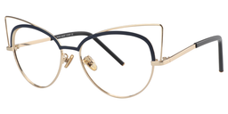 Logan Cat Eye Dark Blue Glasses2