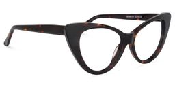 Alastair Cat eye Red Tortoise Glasses2