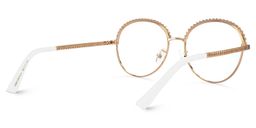 Qadir Browline Gold Glasses3