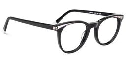 Duran Round Black Glasses1