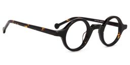 Arale Round Tortoise Glasses2