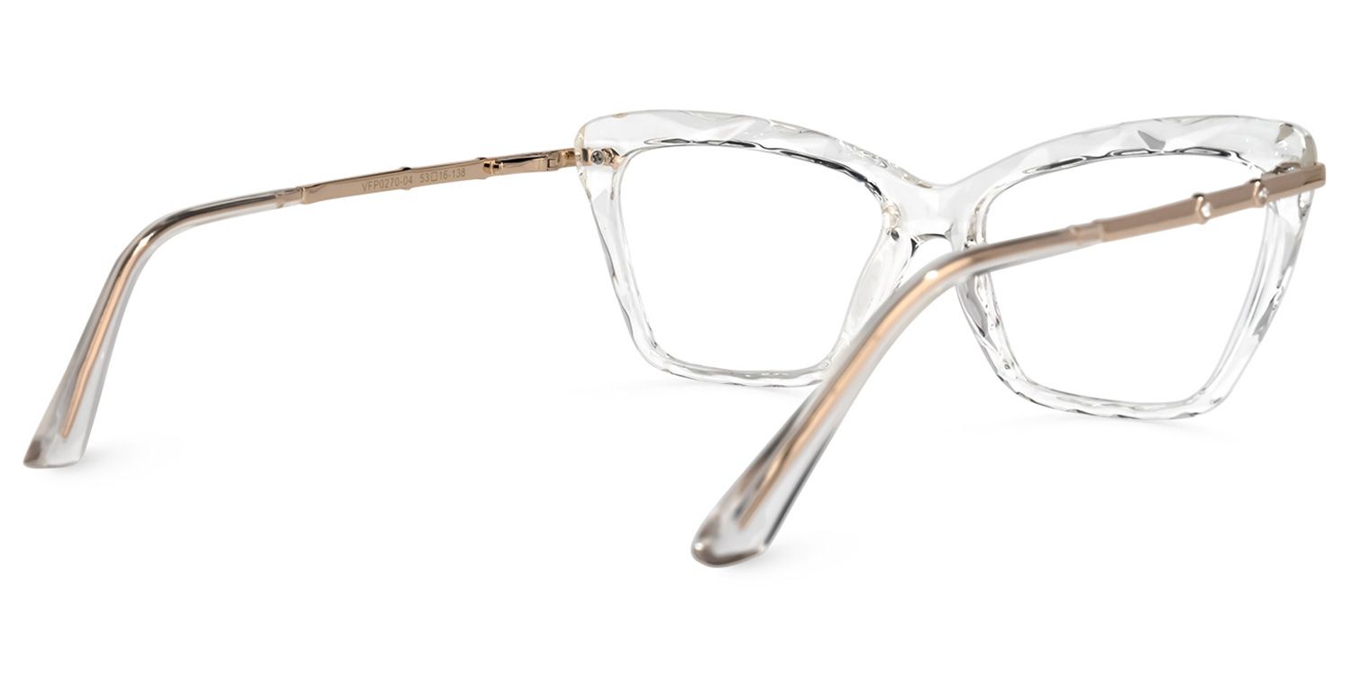 Cateye Clear Glasses | Zeelool Eyewear Online4
