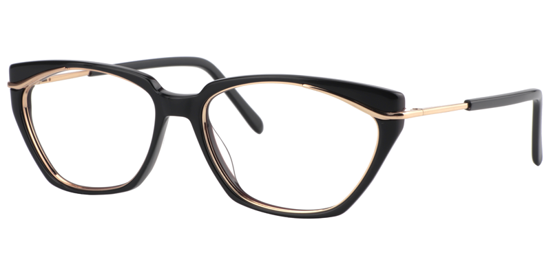 Rectangle Black Glasses3