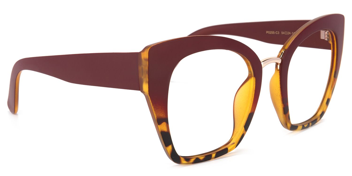 Cat Eye Red Glasses | Zeelool Glasses113