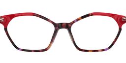 Kitty Cat Eye Red Glasses5