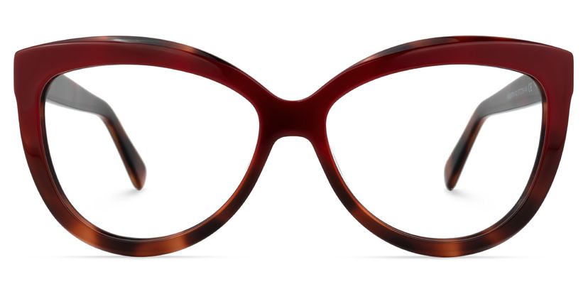 Pradia Cateye Red Glasses