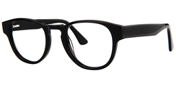 Rachael Round Black Glasses3