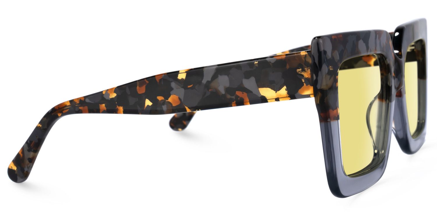 Brandon Square Gray Sunglasses for Women & Men | ZEELOOL2