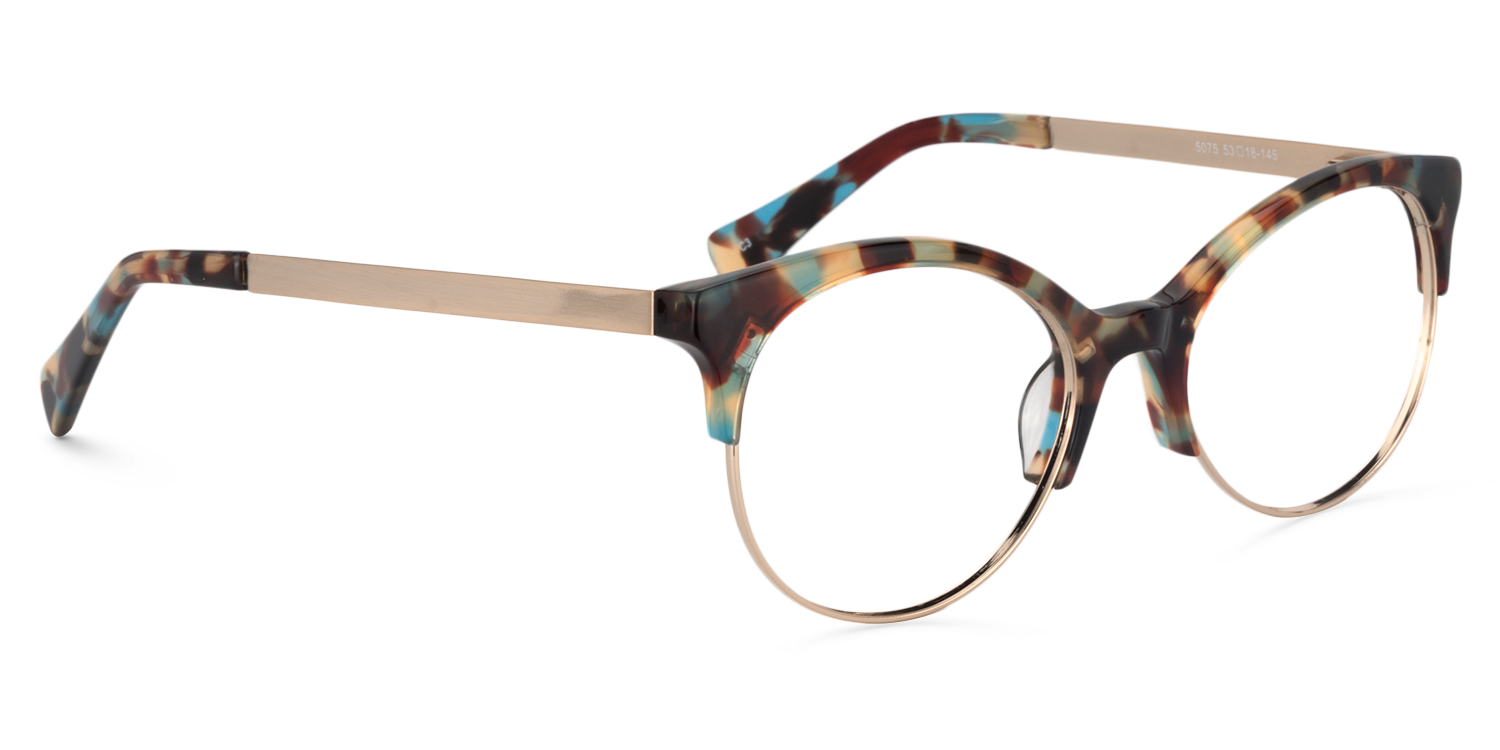 Cat Eye Blue Tortoise Glasses | Zeelool Glasses2