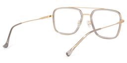 Nayeli Aviator Gray-Gold Glasses4