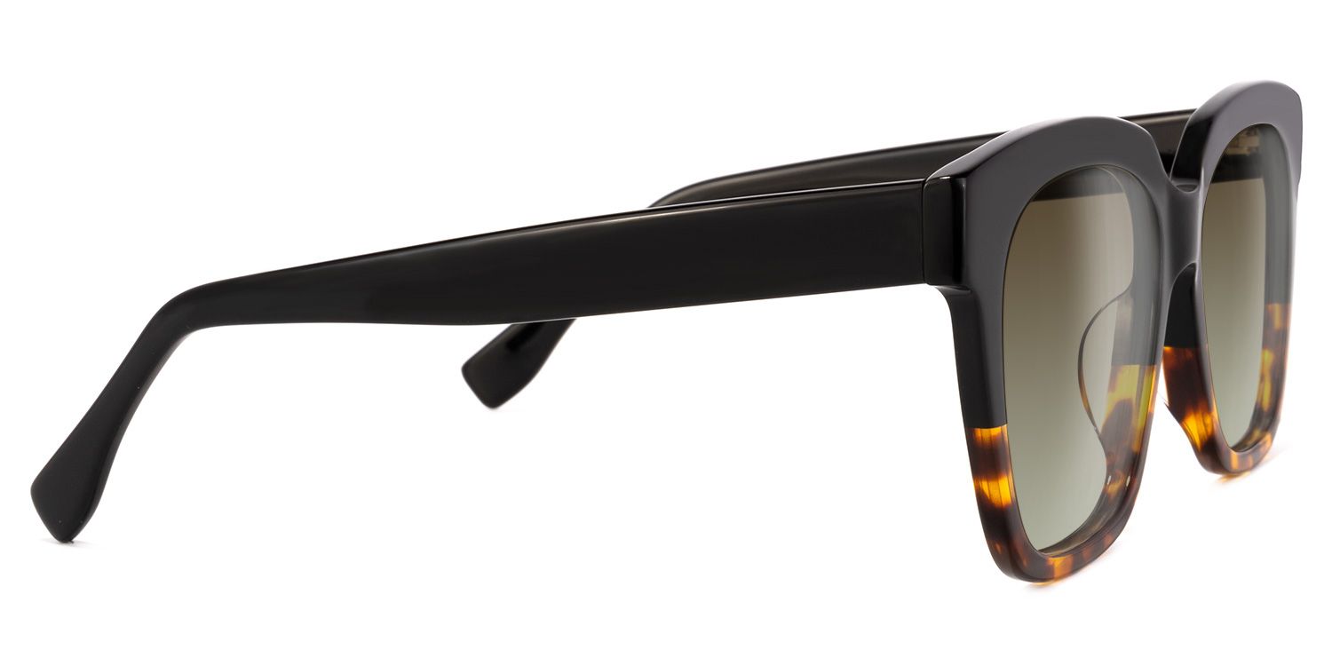 Xion Square Tortoise Sunglasses for Women & Men | ZEELOOL3