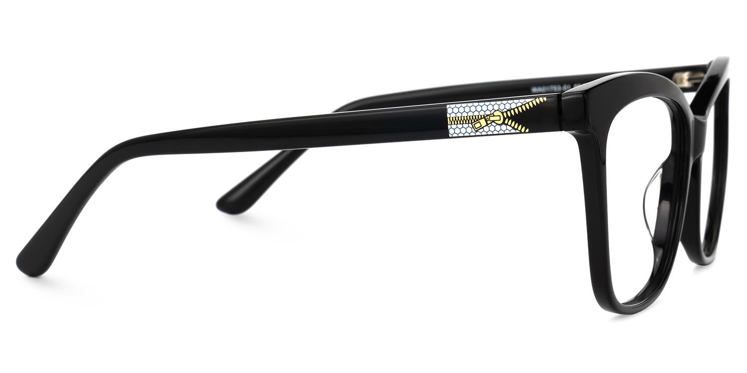 Alfred Butterfly Black Square Frame Glasses | Zeelool2