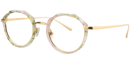 Erin Geometric Pink&Green Glasses3