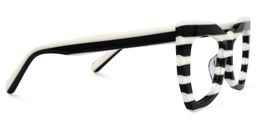 Bernita Black-White Geometric Glasses3
