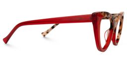 Maxine Red Cat eye Glasses2