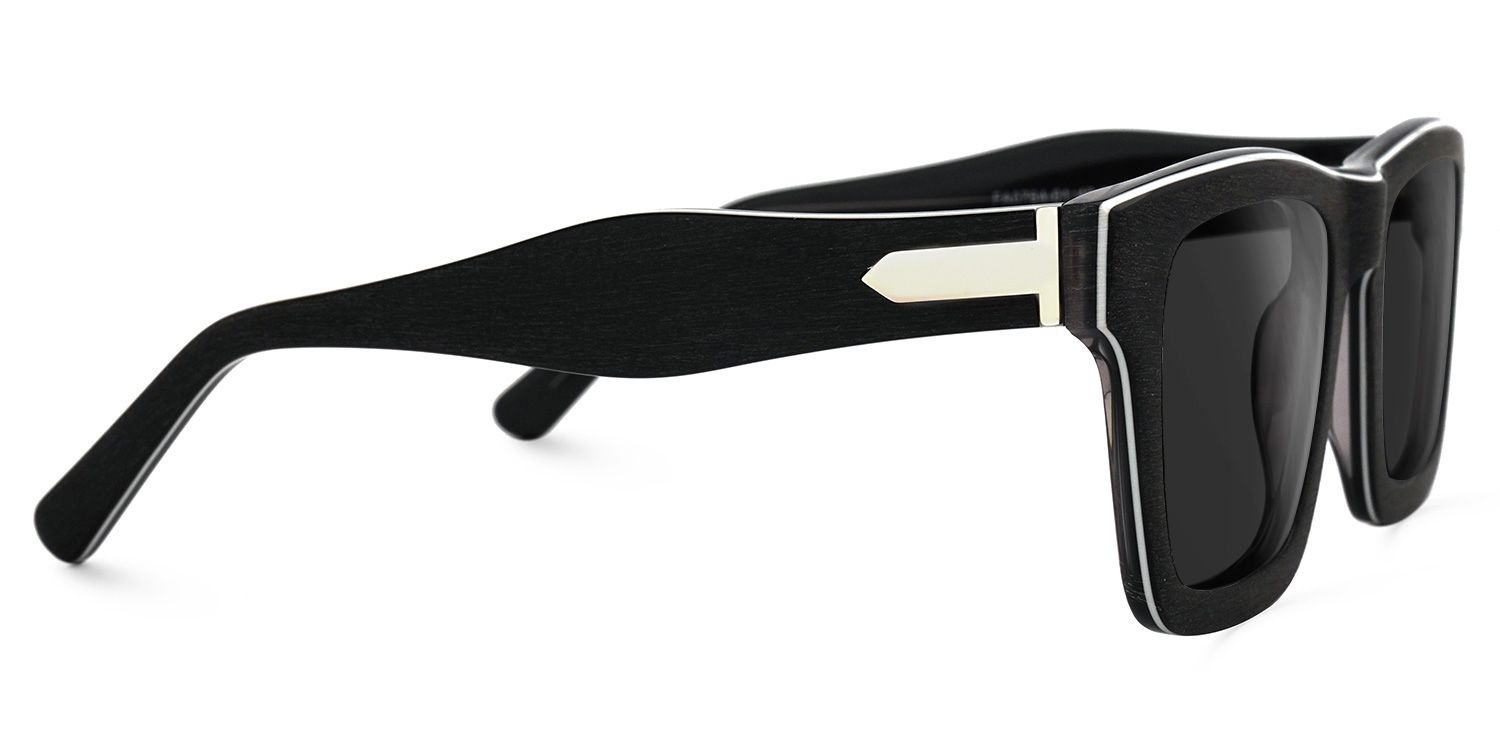 Riley Rectangle Dark-Gray Frame Sunglasses Online Sale | ZEELOOL2