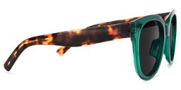 Harrell Green Square Sunglasses3
