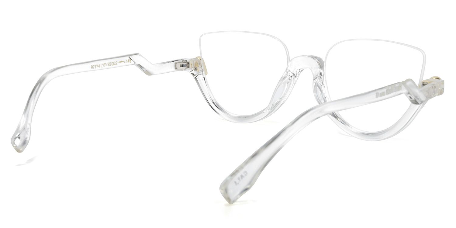 Cat Eye Clear Glasses 4