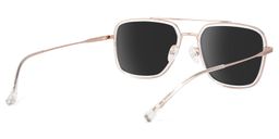 Nayeli Clear Aviator Sunglasses4