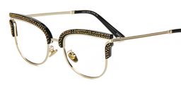 Cassiel Stylish Cat Eye Black Glasses2