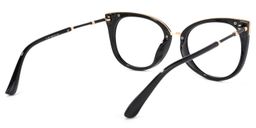 Dalton Cat Eye Black Glasses4