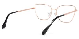 Qasim Cateye Rose-Gold Glasses3