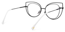 Fitzpatrick Cateye Black-White Glasses4