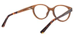 Carla Round Wood Glasses4