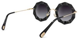 Princess Geometric Black Sunglasses4