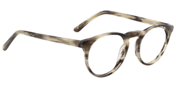 Angela Round Striped Glasses3