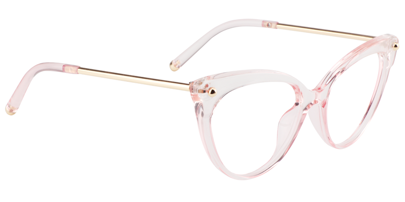 Cat Eye Pink Glasses | Zeelool Eyeglasses4