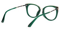 Dalton Cat Eye Dark Green Glasses5