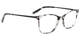 Kelvin Rectangle Black-Clear Glasses3