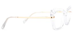Sophie Cateye Clear Glasses3