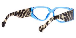 Sofia Geometric Blue Glasses4