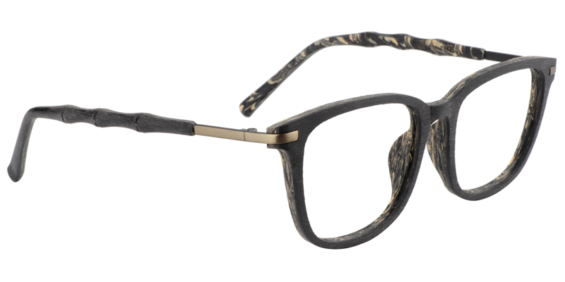 Rectangle Black Glasses | Zeelool Eyeglass Frames3