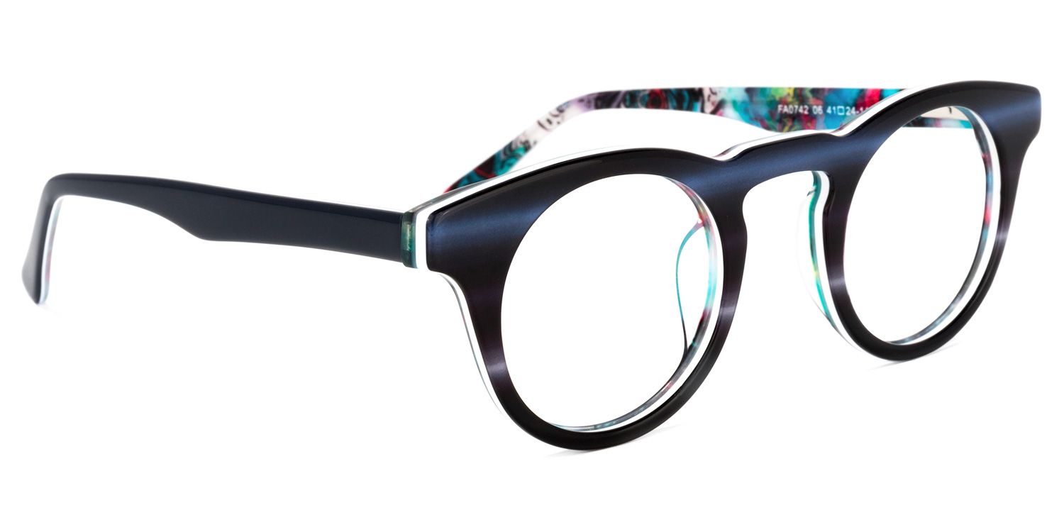 Round Light Tortoise Glasses2