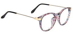 Jordan Round Floral Glasses4