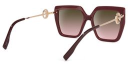 Teagan Square Dark-Red Sunglasses4