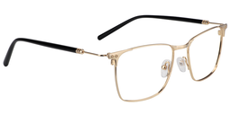 Virgil Rectangle Gold Glasses3