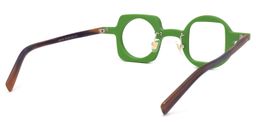 Quanah Asymmetry Green Glasses4