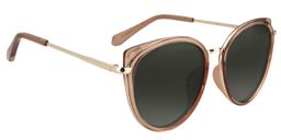 Salome Cat-eye Light-Brown Sunglasses3