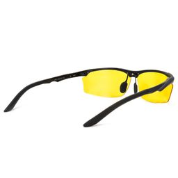 Godfrey Rectangle Yellow Lenses Cycling Goggles4