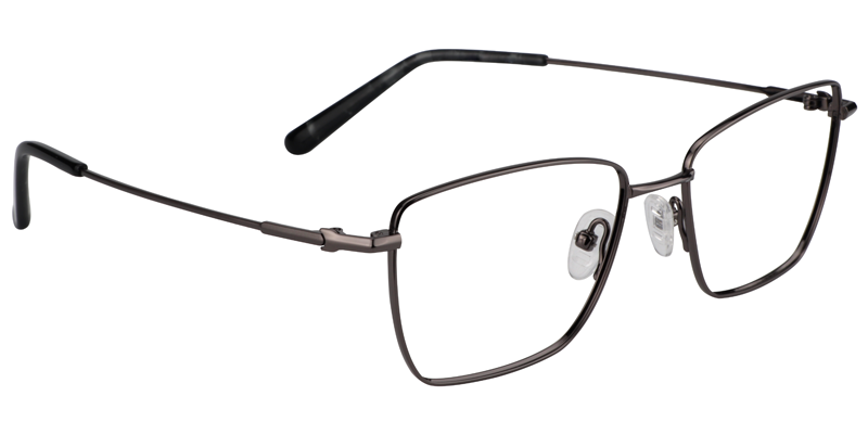 Rectangle Black Glasses | Zeelool Eyeglass Frames3