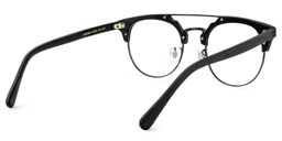 Clarence Aviator Black Glasses4