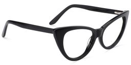 Jaden Black Cat eye Glasses3
